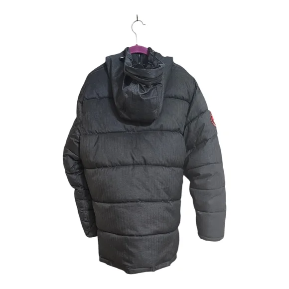 CANADA WEATHER GEAR Men's Hooded Parka Blue M - Picture 4 of 8